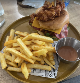 Hamburguesa NAGA CRISPY CHICKEN