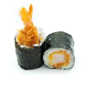 Maki langostinos tempura, 8 piezas