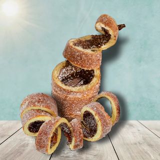 Kołacz z nuttelą orzechami lub kokosem  