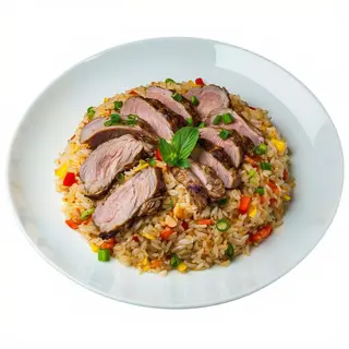 Arroz Frito con Pato