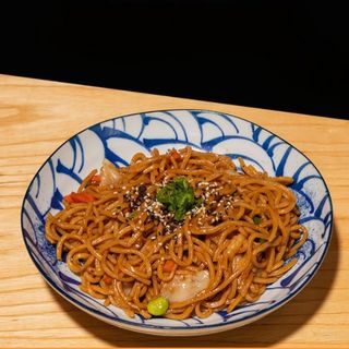 Yakisoba con Gambas
