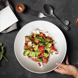 თბილი ბადრიჯნის სალათი