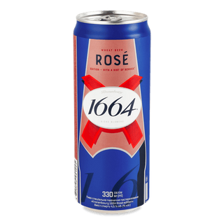 Пиво Kronenbourg 1664 Rose Edition пшеничне з/б (0,33л)