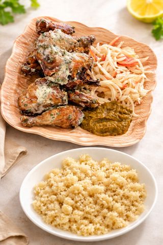 Poulet Mayo Entier & Attiéké