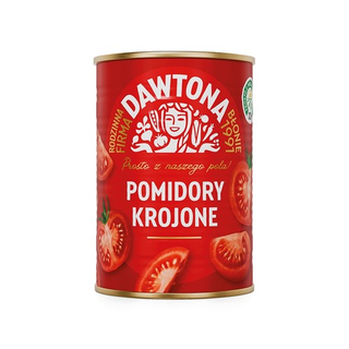Dawtona - Pomidory krojone bez skórki w soku pomidorowym - 400 g