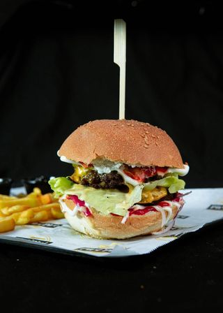 Burger Double Chicken Cheese