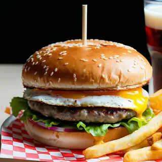 Crazy cabra burger