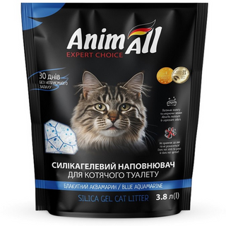 Наповнювач Animall селікагель блакитний аквамарин 3,8л
