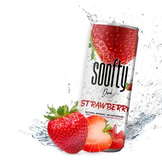 Soofty Strawberry, apa cu aroma de capsuni 330ml