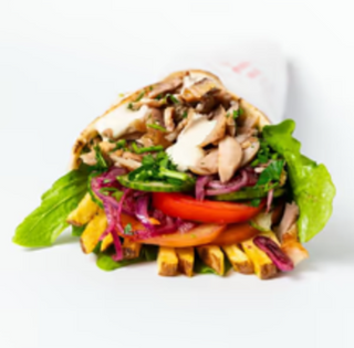 Shaworma lipie cu carne de pui