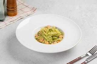 ФЕТУЧИНИ С СЕМГОЙ