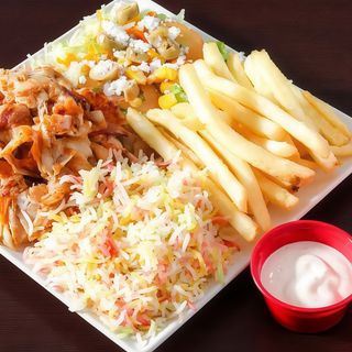 Menu Plato carne mixto y arroz