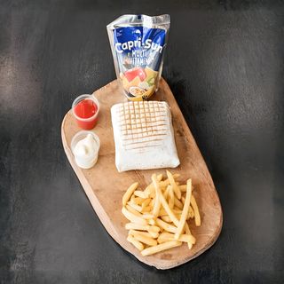 Mini Tacos + Frites + Caprisun
