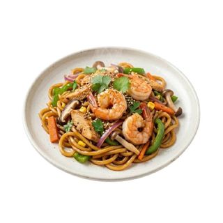 Tallarines Japonesa A La Plancha