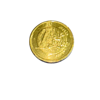 moneda de chocolate 