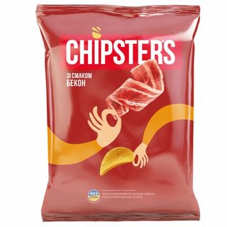 Чіпси Картопляні «chipsters» Зі Смаком Бекону, 120г