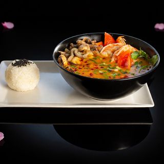 Карі Суп з морепродуктами