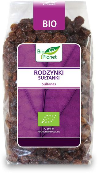 RODZYNKI SUŁTANKI BIO 400 g - BIO PLANET