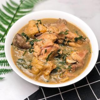 White Soup with Swallow