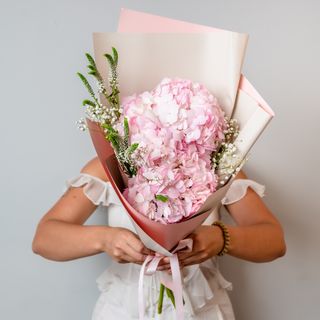 BUCHET CU 3 HORTENSIA ROZ