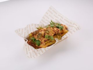 Pulled porc cartofi prăjiți