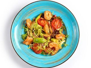 Салат з подвійною креветкою (330g)