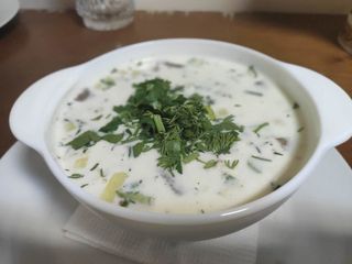 Окрошка з телячим язиком (350г)