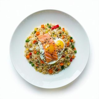 74. Riso salmone