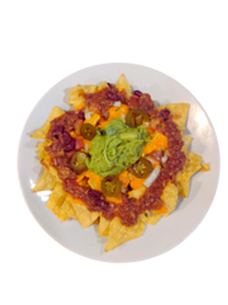 Tapa de nachos chili con carne