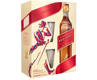 Johnnie Walker Red si 2 pahare (700ml)