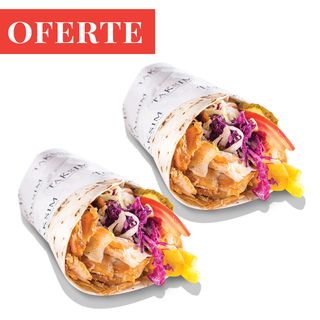 2 x Shaorma lipie mica de pui