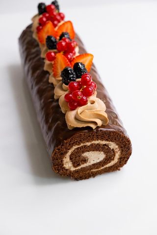 Шоколадный рулет 