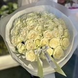 39 Trandafiri albi olandezi