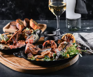 Plat Fruits De Mer Grillé