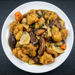 Merluza Con Bambú Y Setas Chinas