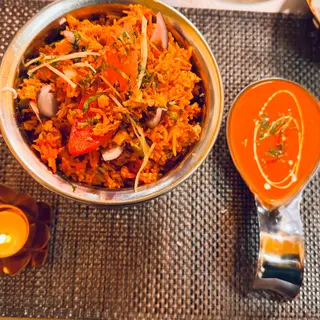 Mutton Biryani / Arroz com cabrito