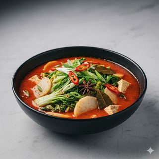 102 - Scodella di fuoco con cavoli 干锅球菜