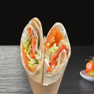 ვრაპი შებოლილი ორაგულით