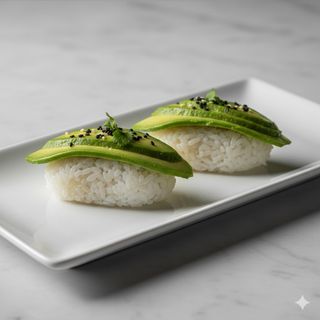 Nigiris de aguacate 2 pzs.