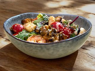 Теплий салат з морепродуктами / Insalata di frutti di mare (200g)