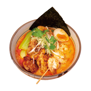 R07. Spicy ebi kushi kara age ramen