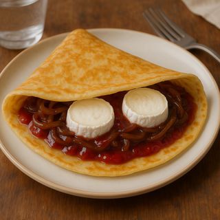 Crepe De Queso De Cabra