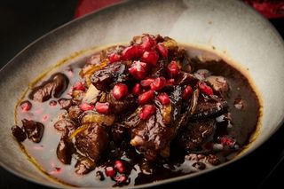 Ras Asfour de vită - Mușchi de vită în sos de rodii