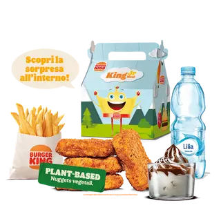 King Junior Menù Plant Based Nuggets