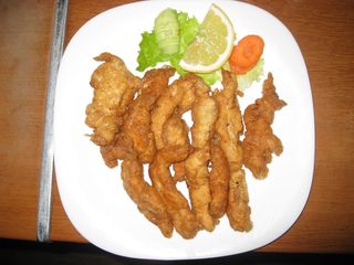 Пилешки хапки пане (350г)