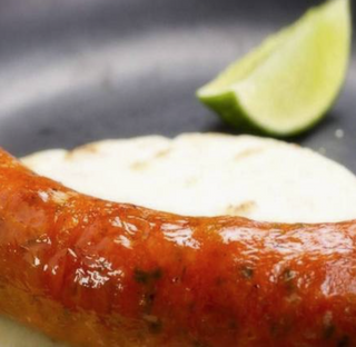Chorizo Con Arepa