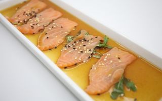 160-Carpaccio salmone 12 pezzi