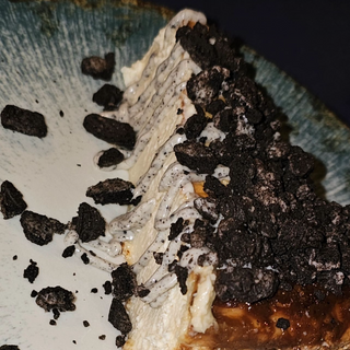 Tarta de queso y oreo