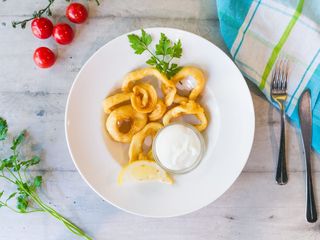 Пържени калмари