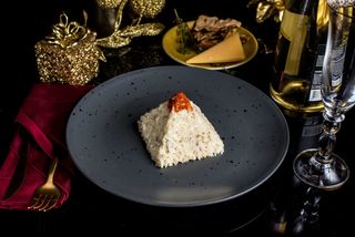 Рис з білими грибами та пармезаном (150г)